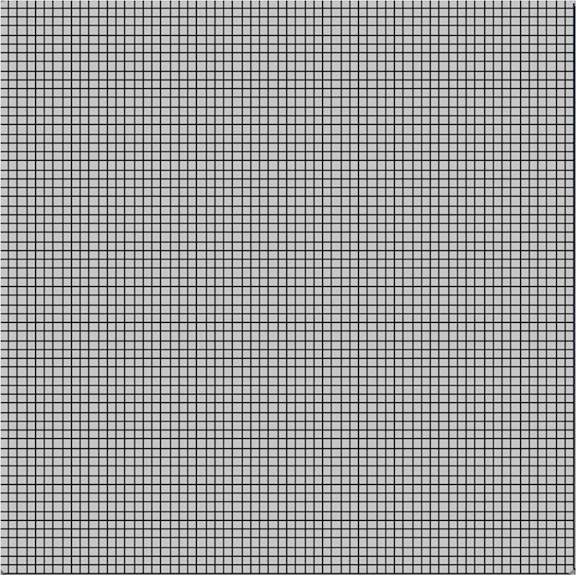grid Mesh 64 x 64